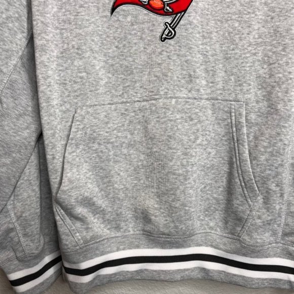 NFL Tampa Bay Buccaneers Gray Hoodie Sweatshirt Large - Picture 4 of 11